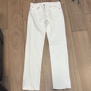 Gap 90’s Straight High Rise Jeans - White